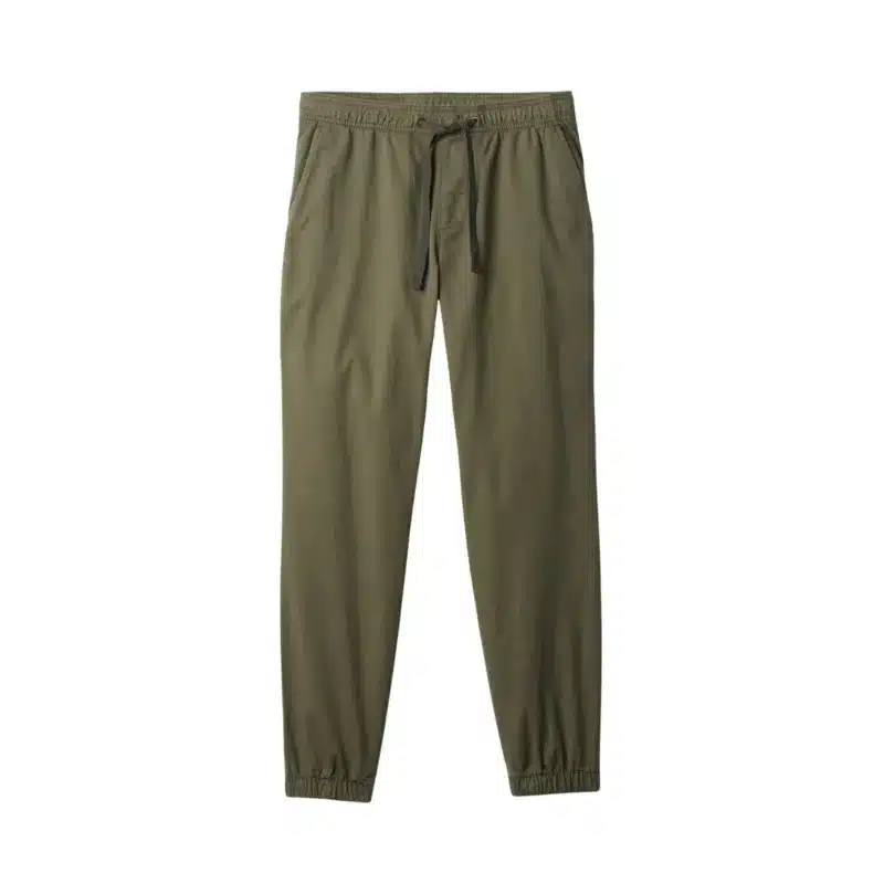 Gray Gap slim fit joggers with elastic waistband and ribbed cuffs. Perfect for everyday comfort.