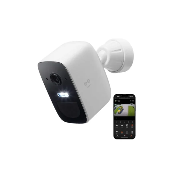 Geeni Freebird Wireless Security Camera - White - 1080p night vision, waterproof, motion detection, 2-way audio.