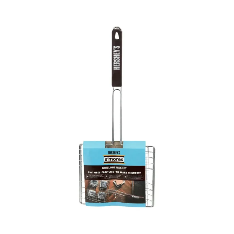 Hershey's S'mores Grilling Basket ready for a delicious campfire treat. Perfect for summer gatherings!