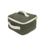 Lavender Kind Kids Club lunch bag made from organic cotton, roomy & durable. Perfect for school lunches!