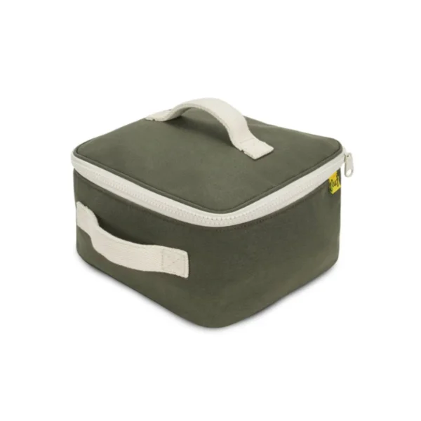 Lavender Kind Kids Club lunch bag made from organic cotton, roomy & durable. Perfect for school lunches!
