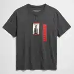 Kenneth Cole men's premium grey Henley shirt, size medium, perfect for a sophisticated look.