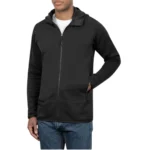 Stylish Kirkland Signature men's zip-up hoodie. Perfect for comfort and casual style.
