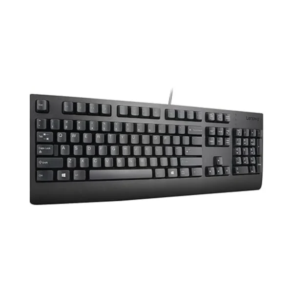 Lenovo Preferred Pro II USB Keyboard - Black, US English layout, quiet keys, spill-resistant.