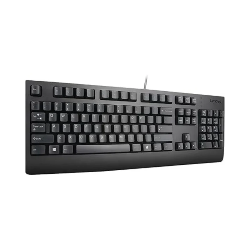 Lenovo Preferred Pro II USB Keyboard - Black, US English layout, quiet keys, spill-resistant.