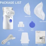 SUP Portable Mesh Nebulizer for adults & kids. Easy home or travel use.