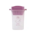 Brightly colored, easy-to-clean microwave and dishwasher-safe rice cooker.