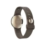 Sleek brown MyKronoz fitness tracker, monitoring steps, heart rate, sleep, and more.