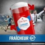 Two packs of Old Spice Aluminum Free Invisible Solid Deodorant for men, offering long-lasting freshness.