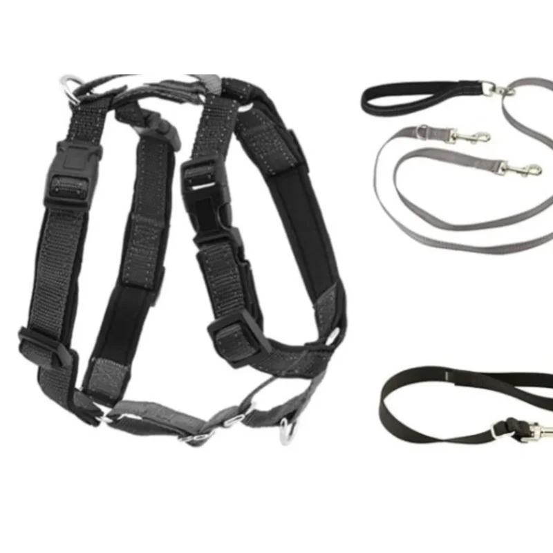 PetSafe 3-in-1 Dog Harness with Leash; Redirects Pulling, Prevents Tangles; Comfortable Padded Handle