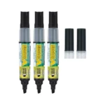 Three Pilot Sustainable Dry Erase Markers in a recyclable package, ready for smooth writing on whiteboards.