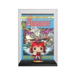 Scarlet Witch Funko Pop! Comic Cover vinyl figure, collectible toy for Marvel fans.
