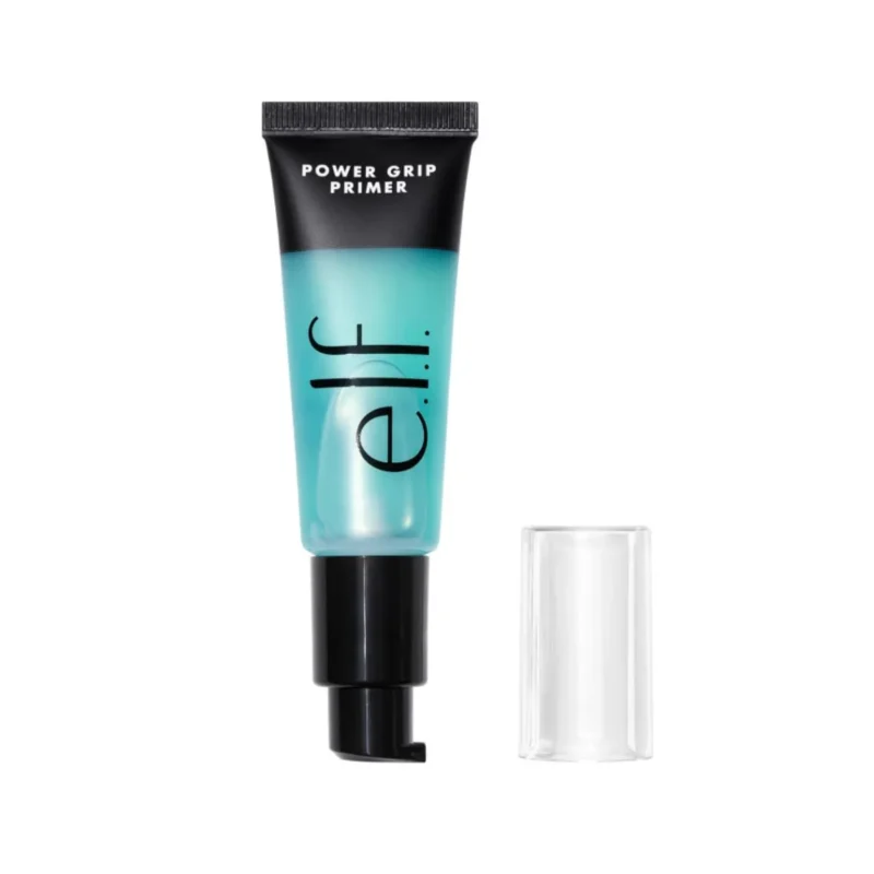 e.l.f. Cosmetics Power Grip Primer, clear gel, for long-lasting makeup, minimizes pores, vegan & cruelty-free.