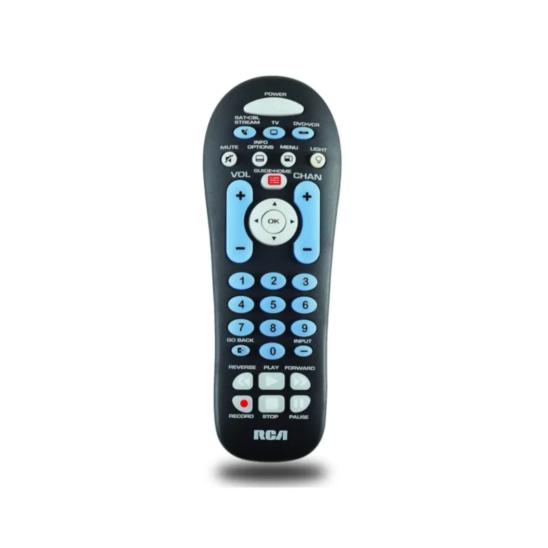 WeTek RCR313BE Big Button Universal Remote, Black - Stream 4K content easily.