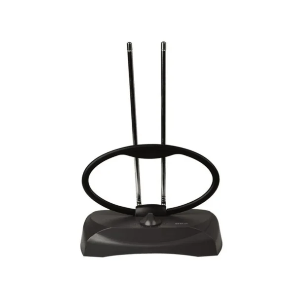 RCA UHF/VHF Adjustable 48km Indoor 4K HDTV Antenna - Black. Enjoy crystal-clear TV reception.