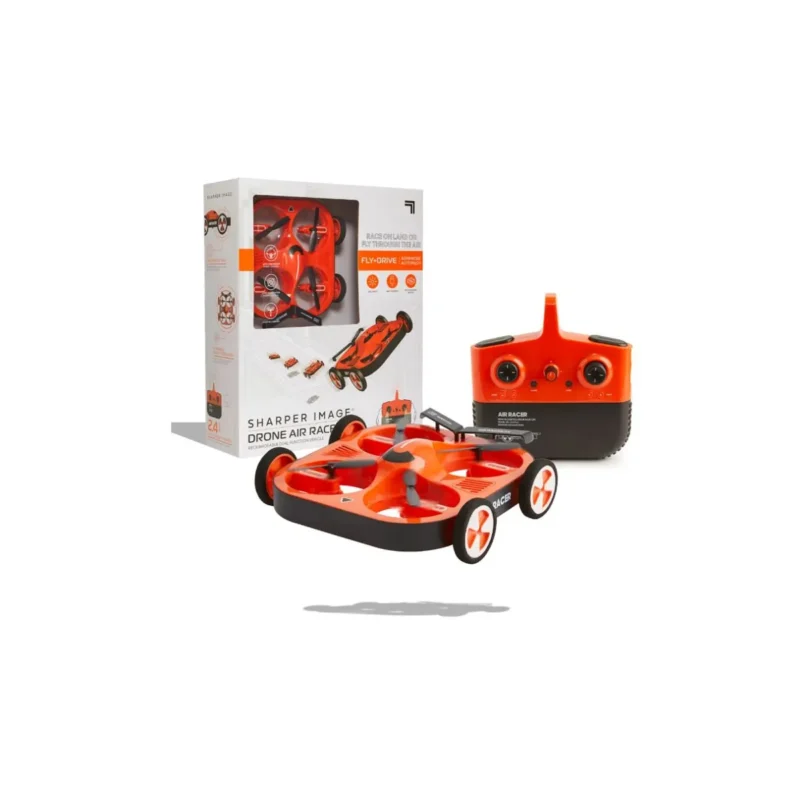 Sharper Image Air Racer Drone soaring through the Toronto sky. Get yours today!