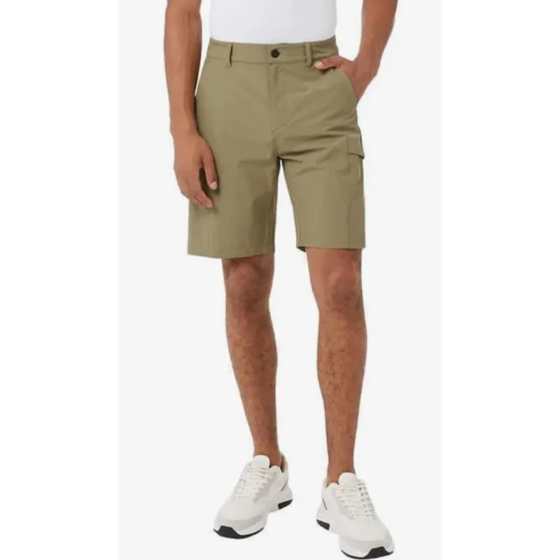 Khaki Sierra Designs 32" cargo shorts, multiple pockets, perfect for summer adventures.