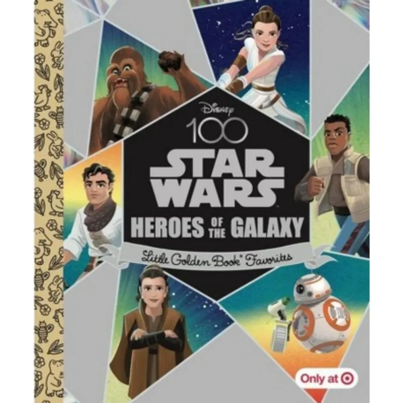 Star Wars Little Golden Book collection, hardcover, multiple stories, perfect for young fans.