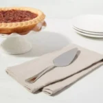 Silver Sussex Threshold cake server, elegant design, perfect for serving cakes and pies.