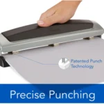 Swingline Desktop Hole Punch, 2-3 hole adjustable punch, efficient and reliable for office use.