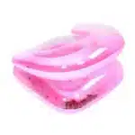 Sun Squad Pink Glitter Inflatable Chair, 26"L x 22"W x 16"H, perfect for bedrooms, dorms, or pools.