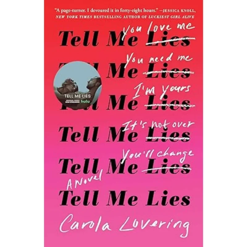 Cover of Tell Me Lies novel by author [Author Name], available at Promote Local in Toronto, Oakville and Mississauga.