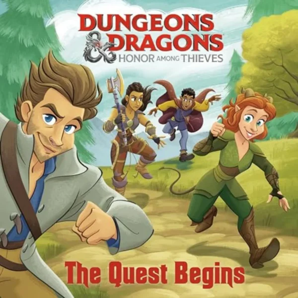 Dungeons & Dragons Honor Among Thieves adventure book for young readers, illustrated.