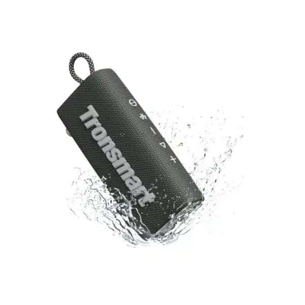 Tronsmart Trip 10W Bluetooth Speaker - Black, portable, waterproof, with 360° sound.