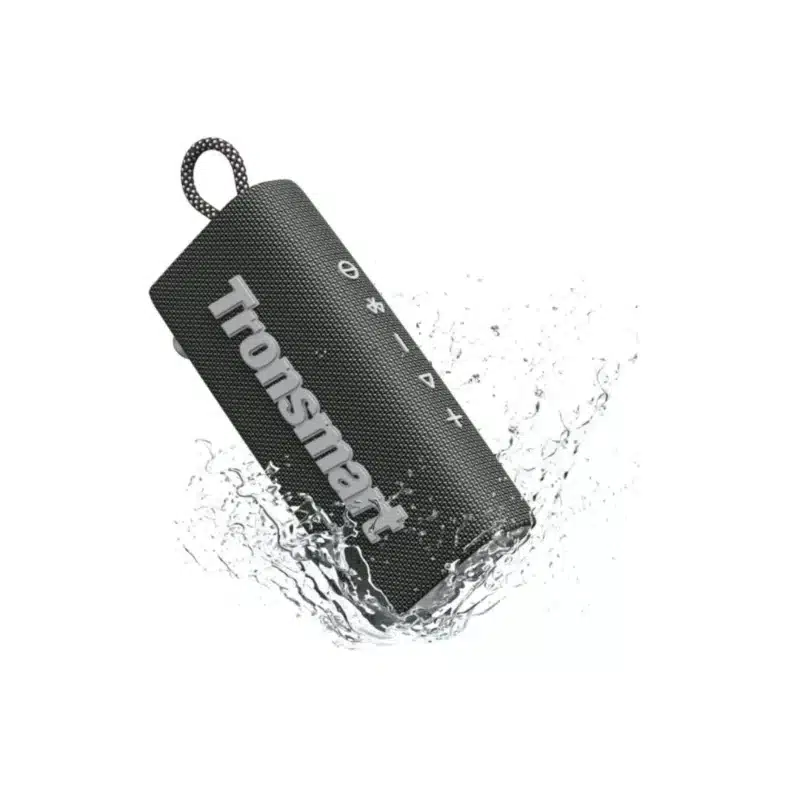 Tronsmart Trip 10W Bluetooth Speaker - Black, portable, waterproof, with 360° sound.