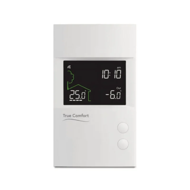 True Comfort Electronic Thermostat - White, energy-efficient, easy DIY installation