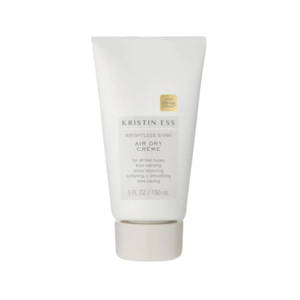 Kristin Ess Weightless Shine Air Dry Creme, 5oz, for effortless, bouncy curls.