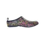 Western Chief Women's Waterproof Slip-On Garden Clog, Hummingbird design, Navy Blue, Size 6