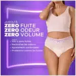 Always pads product packaging front image Always pads close-up showing absorbent layers Always pads size and absorbency chart Always pads discreet carry in handbag lifestyle Always pads eco-friendly packaging details