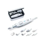 Beurer health device for home wellness Beurer health device close-up product image Beurer health device in use at home Beurer health device packaging and accessories Beurer health device controls and display