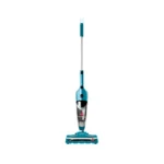 Bissell vacuum cleaning hardwood floors Bissell vacuum close-up of suction head Bissell vacuum lightweight design side view Bissell vacuum removing dust from carpet Bissell vacuum easy-to-empty dust container
