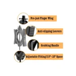 trailer scissor stabilizer rust-proof design by EPOARTIST trailer scissor stabilizer installed on travel trailer trailer scissor stabilizer close-up of durable construction trailer scissor stabilizer reducing sway during parking trailer scissor stabilizer compact, easy setup hardware