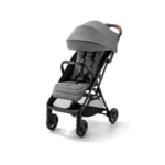 Graco Ready2Jet Compact Stroller automatic fold in action Graco Ready2Jet Compact Stroller folded for travel Graco Ready2Jet Compact Stroller side profile compact design Graco Ready2Jet Compact Stroller handle and canopy detail Graco Ready2Jet Compact Stroller travel-ready design