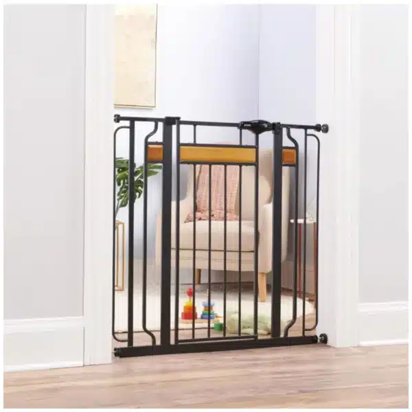 Regalo Extra Tall and Wide Baby Gate walk-through Regalo Extra Tall and Wide Baby Gate hardwood steel Regalo Extra Tall and Wide Baby Gate pressure mount Regalo Extra Tall and Wide Baby Gate for stairs and pets Regalo Extra Tall and Wide Baby Gate doorway safety
