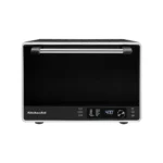 KitchenAid Dual Convection Countertop Oven with Air Fry KitchenAid Dual Convection Countertop Oven temperature probe detail KitchenAid Dual Convection Countertop Oven Black Matte finish KitchenAid Dual Convection Countertop Oven interior capacity view KitchenAid Dual Convection Countertop Oven control panel close-up