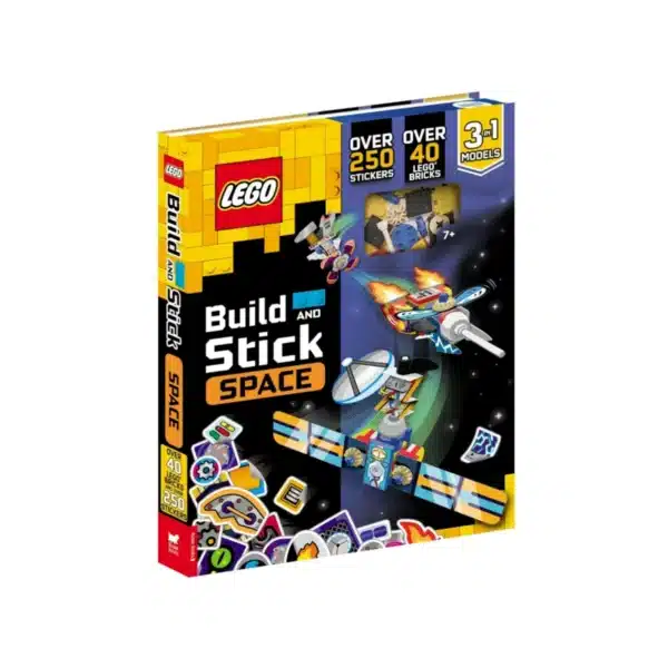 LEGO Build and Stick Space Activity Box: Book, bricks & 250+ stickers for hours of creative fun!