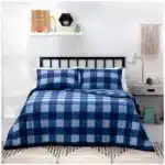 Linenspa bedding premium comfort closeup Linenspa bedding styled bedroom scene Linenspa bedding texture and stitching detail Linenspa bedding packaging and branding Linenspa bedding on bed for cozy sleep