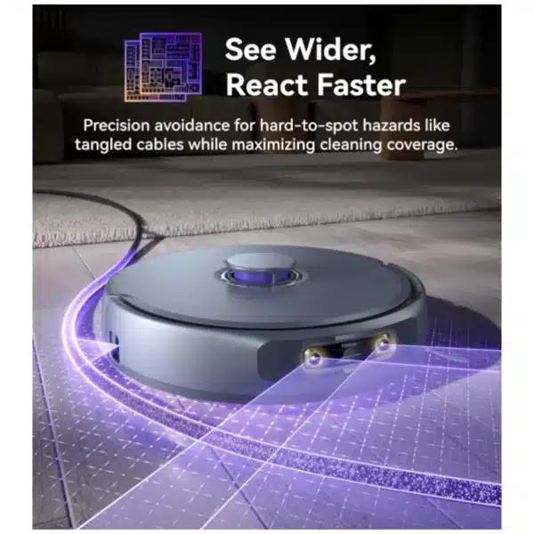 Narwal Freo Z Ultra robot vacuum and mop with AI obstacle avoidance Narwal Freo Z Ultra robot vacuum and mop 12000Pa suction cleaning Narwal Freo Z Ultra robot vacuum and mop self-emptying base Narwal Freo Z Ultra robot vacuum and mop adaptive hot-water mop Narwal Freo Z Ultra robot vacuum and mop dual RGB cameras