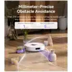NARWAL Freo Z10 robot vacuum and mop cleaning pet hair NARWAL Freo Z10 robot vacuum and mop with 15000Pa suction NARWAL Freo Z10 robot vacuum and mop self-emptying base NARWAL Freo Z10 robot vacuum and mop obstacle avoidance NARWAL Freo Z10 robot vacuum and mop washing and drying