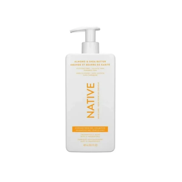 Native Strengthening Conditioner, Almond & Shea, Sulfate & Paraben Free, 487mL bottle