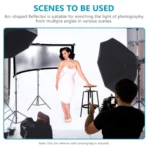 NEEWER camera accessory close-up detail NEEWER camera accessory in studio setup Travel-ready NEEWER camera accessory on desk NEEWER camera accessory with DSLR and lenses Packaging and contents of NEEWER camera accessory