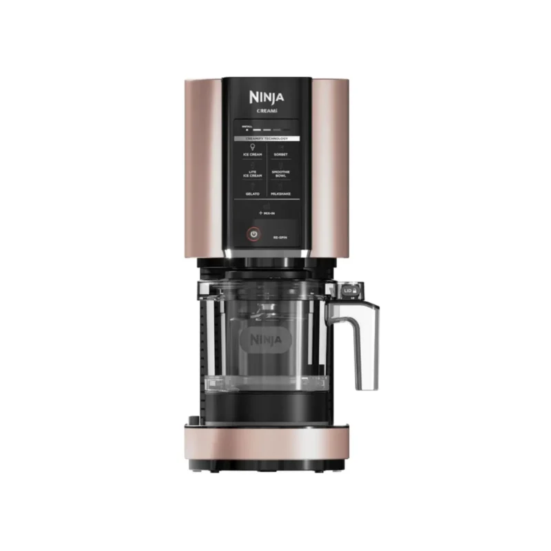 Ninja kitchen appliance on a modern countertop Ninja kitchen appliance close-up of controls Ninja kitchen appliance side profile for dimensions Ninja kitchen appliance lifestyle scene in use Ninja kitchen appliance packaging and accessories
