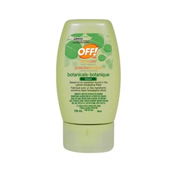 OFF! Botanicals Deet Free Insect and Mosquito Repellent Lotion, Outdoor and Camping Essentials, Non-Sticky Plant-Based Formu