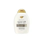 OGX Nourishing Coconut Shampoo 385ml bottle front OGX Nourishing Coconut Shampoo for hydrating dry hair OGX Nourishing Coconut Shampoo sulfate-free formula OGX Nourishing Coconut Shampoo adds shine and softness OGX Nourishing Coconut Shampoo with coconut milk