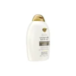 OGX Nourishing Coconut Shampoo 385ml bottle front OGX Nourishing Coconut Shampoo for hydrating dry hair OGX Nourishing Coconut Shampoo sulfate-free formula OGX Nourishing Coconut Shampoo adds shine and softness OGX Nourishing Coconut Shampoo with coconut milk