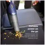 Shark Cyclone PET Handheld Vacuum CH701 in Navy Blue/Grey, lightweight and powerful for easy cleaning.